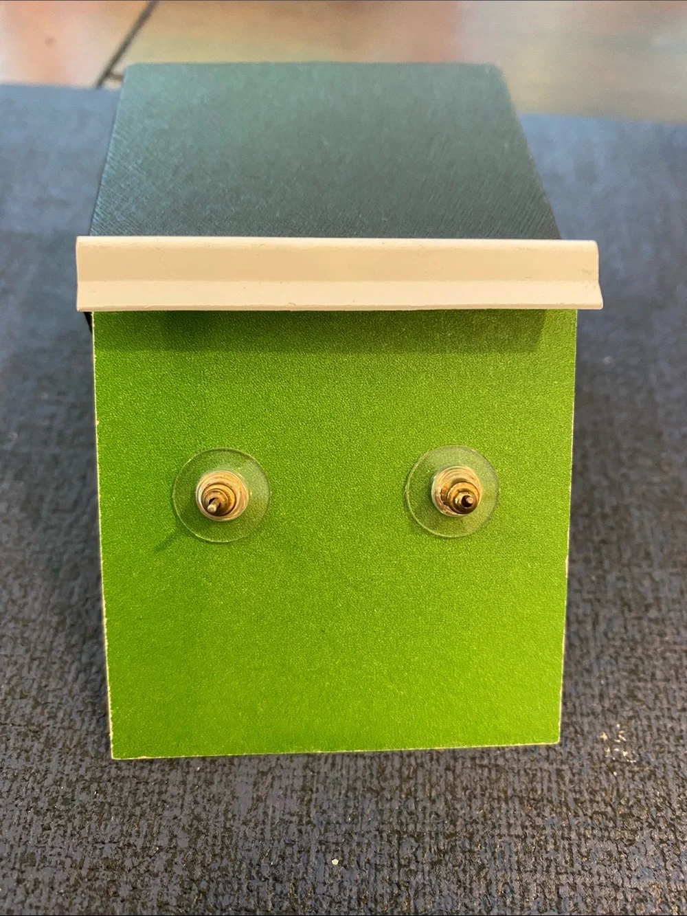 kate spade gold and clear crystal halo stud earrings